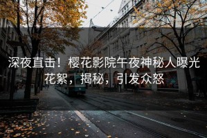 深夜直击！樱花影院午夜神秘人曝光花絮，揭秘，引发众怒